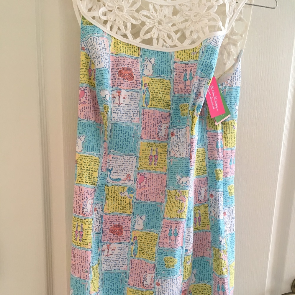 $228 Lilly Pulitzer WRITTEN IN THE STARS Dress new shift Lacina